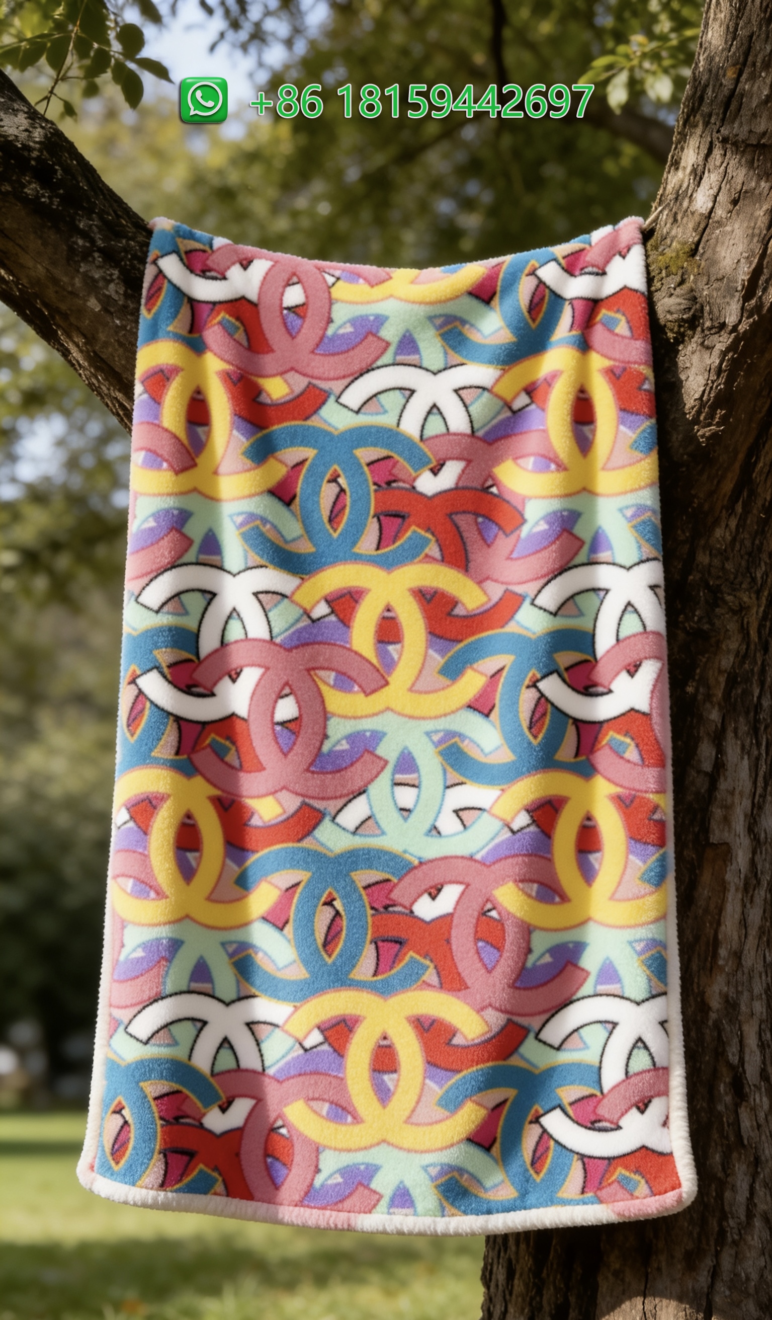 Chanel Throw Blankets